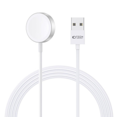 Cablu Tech-Protect UltraBoost Magnetic 120 cm pentru Apple Watch Alb foto