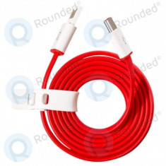 Cablu de date USB OnePlus Dash Type-C 1 metru roșu Q/OPLS 102-2014 1091100031 202003201