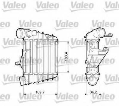 Radiator intercooler VW POLO (9N) (2001 - 2012) VALEO 817556 foto