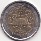 Moneda Spania - 2 Euro 2007 - A 50-a aniversare a Tratatului de la Roma, Europa