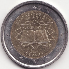 Moneda Spania - 2 Euro 2007 - A 50-a aniversare a Tratatului de la Roma