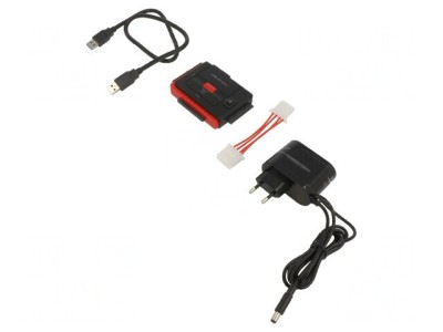 Adaptor USB pentru SATA III, USB 3.0 neagră foto