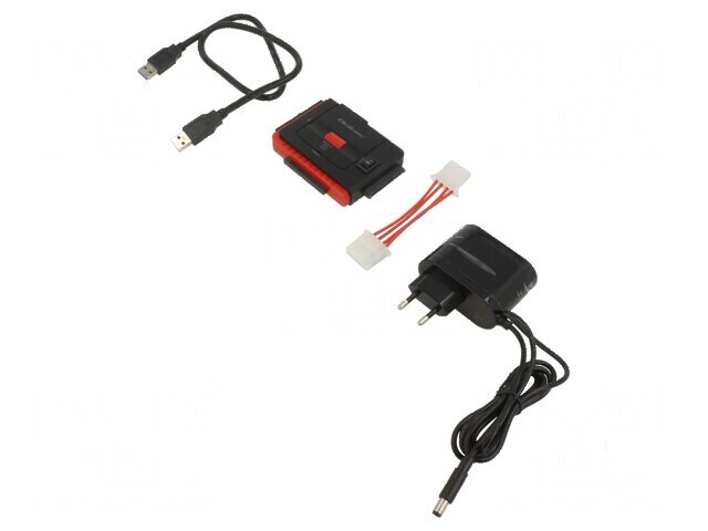 Adaptor USB pentru SATA III, USB 3.0 neagră