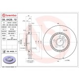 Disc frana fata BREMBO 09.A426.11