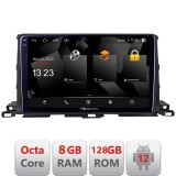 Navigatie Android Toyota Highlander 2013-2018, GPS, CarPlay, 8GB RAM