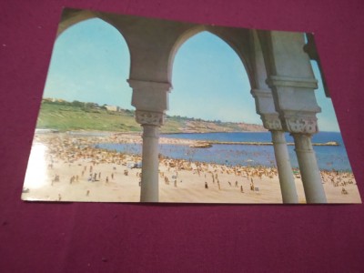 CARTE POSTALA - -CONSTANTA PLAJA CIRCULATA foto