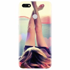 Husa silicon pentru Huawei Y6 Pro 2017, Relax Girl
