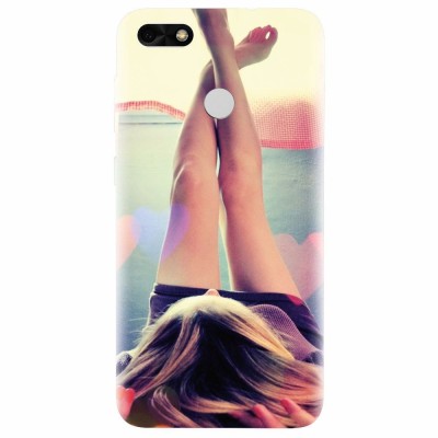 Husa silicon pentru Huawei Y6 Pro 2017, Relax Girl foto