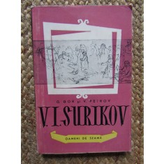 V.I. SURIKOV ( 1848- 1916 ) de G. GOR si V. PETROV , 1959