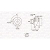 Alternator Audi: A3 Cabriolet (8p7); Seat: Exeo (3r2); Skoda: Superb 2 (3t4); VW: Caddy 3 (2ka), Caddy 4 (Saa), CC (358), Passat B6 (3c2), Passat B7, Magneti Marelli