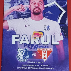 Program meci fotbal FARUL CONSTANTA - UTA ARAD (20.11.2021)