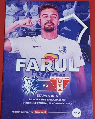 Program meci fotbal FARUL CONSTANTA - UTA ARAD (20.11.2021) foto