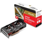 SAPPHIRE Radeon RX 7600 PULSE , 8GB GDDR6, 128, bit, PCI, E 4.0, HDMI + 3A DP