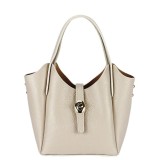 Cumpara ieftin Geanta mica bej din piele naturala 2057 131