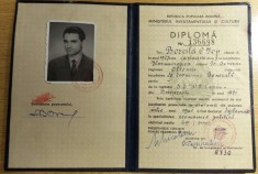 QW13 1 3 - 1961 - Diploma absolvire - Facultatea de economie
