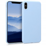 Husa pentru Apple iPhone XS Max, Silicon, Albastru, 45908.58, Carcasa, Kwmobile