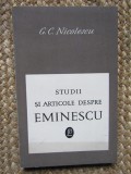Studii si articole despre Eminescu - G. C. Nicolescu