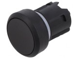 Comutator de Apăsare 22mm Poziție Stabilă Negru