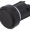 Comutator de Apăsare 22mm Poziție Stabilă Negru