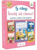 Pachet Invat sa citesc! 5 carti pentru cititori incepatori. 5-6 ani/***