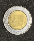 Moneda 500 lire 1995 Italia
