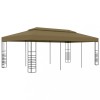 Gossi pavilion de gradina, gri taupe, 6 x 3 x 2,7 m, 180 g/m2