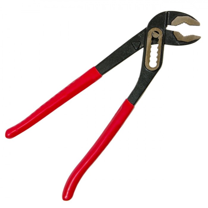 Clește Instalații, Papagal, Metalic cu Grip, Lungime 25 cm, Roșu