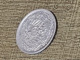 1/2 Mark 1917, argint