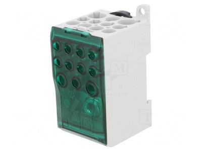Bloc de Distribuție cu 12 Borne OJL TS35 foto