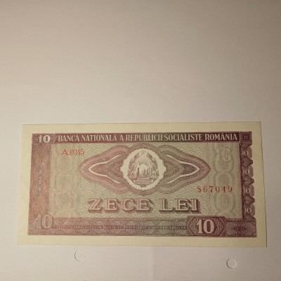 Di 20 Bancnota 10 lei 1966 UNC serie consecutiva foto