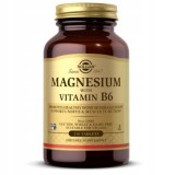 Supliment alimentar Solgar, Magneziu cu vitamina B6, 250 tablete