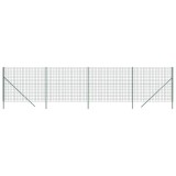 Cumpara ieftin Gard plasa de sarma, verde, 2x10 m, otel galvanizat
