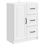 vidaXL Bufet Alb foarte lucios 66 x 34,5 x 87 cm Lemn prelucrat 895779