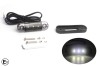 Lampa gabarit laterala LED alb fumuriu rezistent la apa IP67, 12V 24V Cablu 30 cm - E9 10R-06, ECE R10, ECE R148, Oem