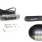 Lampa gabarit laterala LED alb fumuriu rezistent la apa IP67, 12V 24V Cablu 30 cm - E9 10R-06, ECE R10, ECE R148