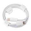 OEM (MX0K2X) - Cablu Date si Incarcare, USB-C la Lightning, 20W, 1m, White [bulk]