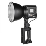 Cumpara ieftin KIT Lampa Video LED Yongnuo LUX100 PRO cu hand grip NP-F si temperatura de culoare 2700K-65​00K