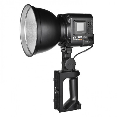 KIT Lampa Video LED Yongnuo LUX100 PRO cu hand grip NP-F si temperatura de culoare 2700K-65​00K foto