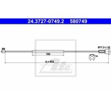 Cablu frana mana Opel Corsa C (F08, F68), Tigra Twintop, Ate 24372707492, parte montare : Dreapta, Spate