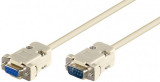 Cablu serial RS232 D-SUB 9p tata - D-SUB 9p mama, 2m, Goobay