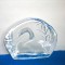 Sculptura full lead crystal, handmade &ndash; Lebada 3 - design Mats Jonasson, Maleras