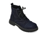 Ghete GRYXX bleumarin, 1392036, din piele intoarsa