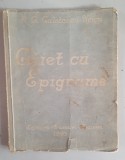 Caiet cu epigrame - A.C.Calotescu - 1940