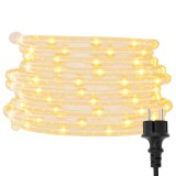 Cablu luminos cu 1200 LED-uri, alb cald, 50 m, PVC