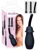 Set Irigatoare clisma Bad Kitty negru 12cm