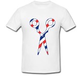 Cumpara ieftin Tricou &quot; Barber pole logo &quot;