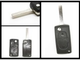 Carcasa Cheie Briceag Peugeot 1007 4 butoane AutoProtect KeyCars, Oem