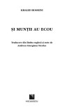 Si muntii au ecou | Khaled Hosseini, 2020, Niculescu