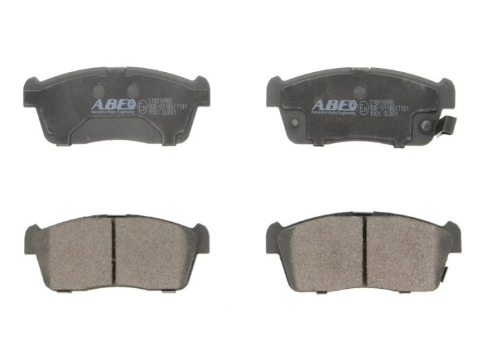 Set placute frana,frana disc SUZUKI ALTO (HA25, HA35) (2009 - 2016) ABE C18016ABE