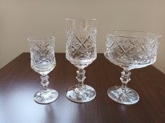 Set 18 pahare cristal Bohemia foto